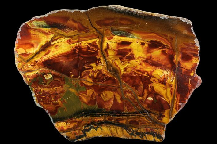 Marra Mamba Tigers Eye Slab - Mt Brockman ( Billion Years) #129123